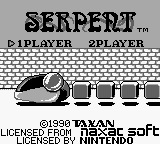 Serpent (USA) Title Screen